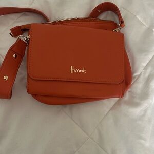 Harrods Orange Crossbody Bag